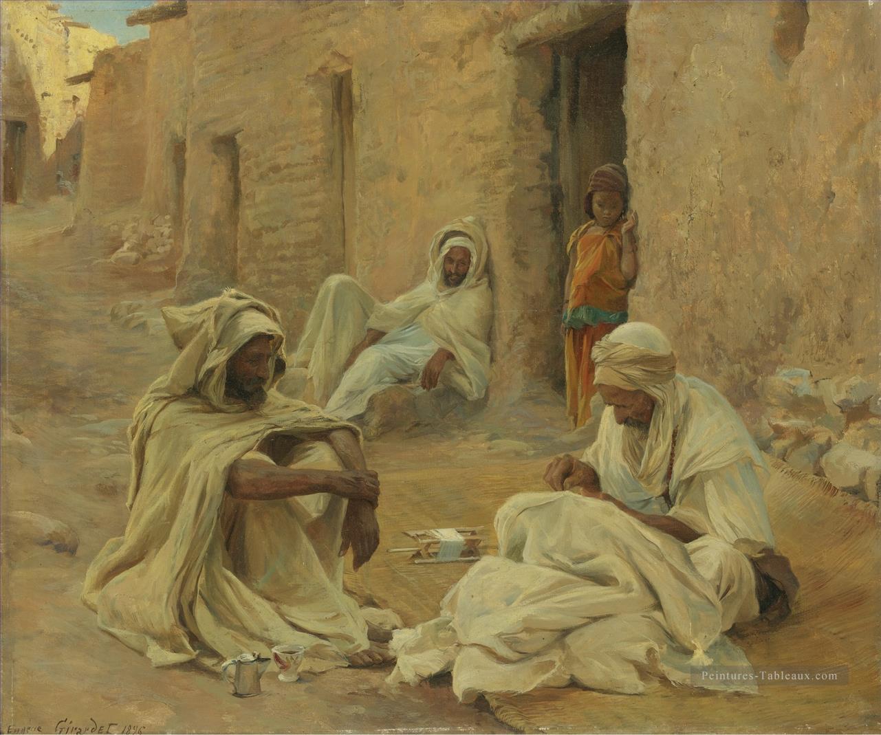 MENDING Eugène Girardet orientaliste Peintures à l'huile
